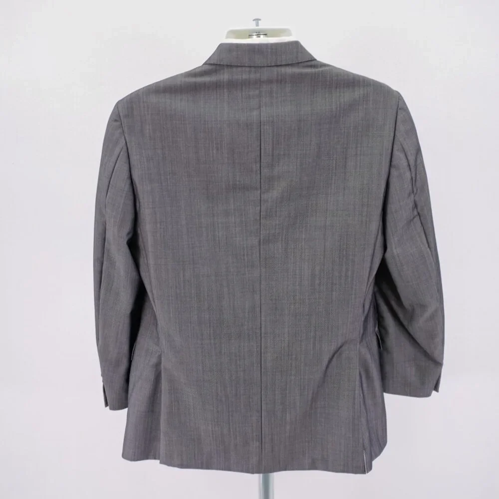 Ermenegildo Z Zegna Wool‎ Mohair Gray Birdseye 2 Button Blazer 38S / Tagged 40R